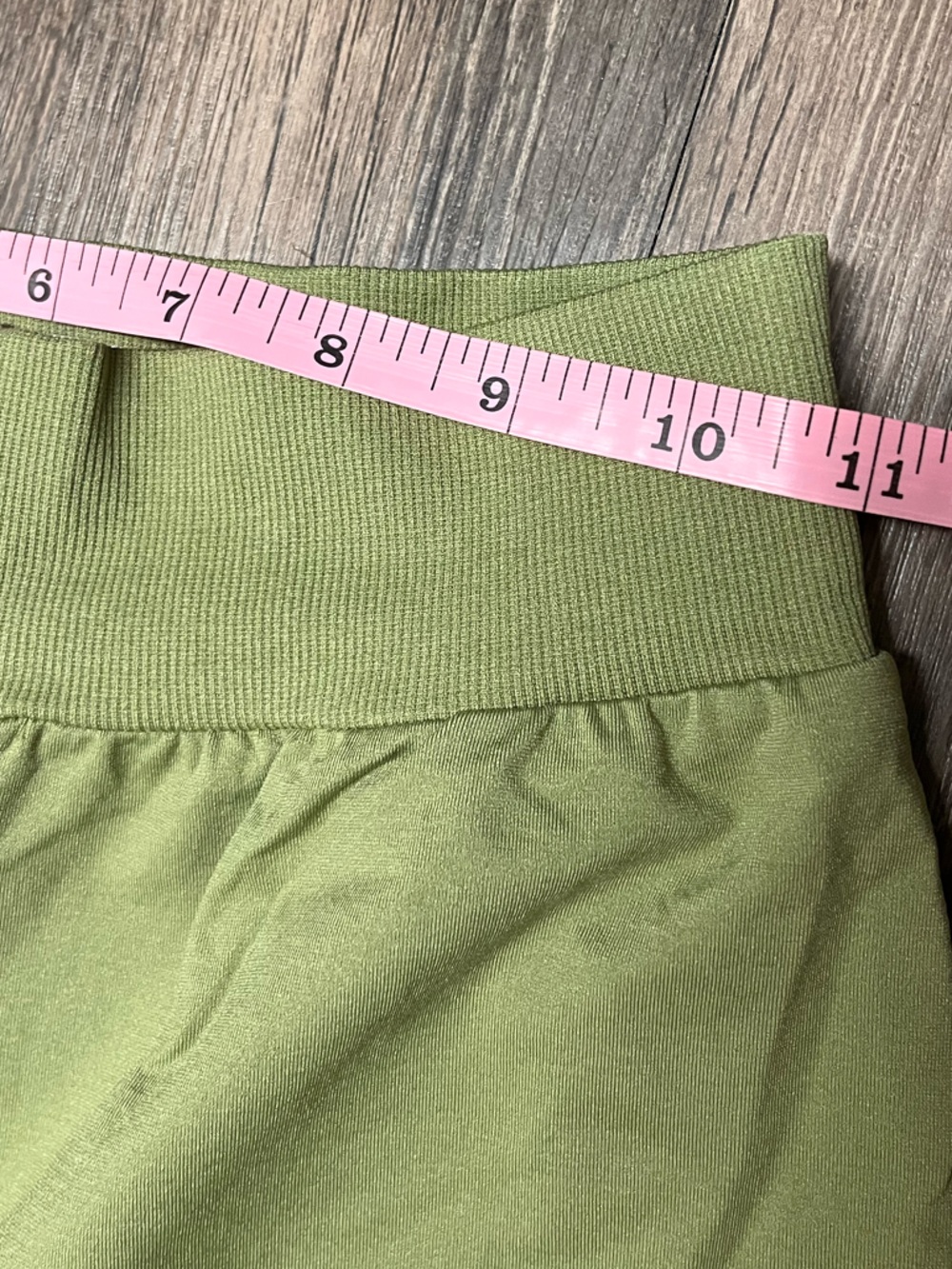 NEW OQQ High Waist Nylon Spandex Wide Leg Lounge Yoga Pants Green S Athleisure - Picture 7 of 8